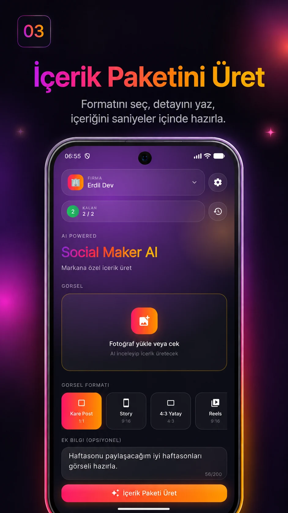 Social Maker AI - Görsel üret screenshot